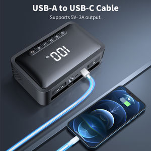 ที่ชาร์จแบตเตอรี่อัตโนมัติแบบพกพา12V ชุดเครื่องมือฉุกเฉินพร้อมแบตเตอรี่ลิเธียม - Product Image 5