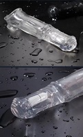 Extenseur de pénis non vibrant pour cheval, manchon réaliste en forme de dildo, préservatif d'extension