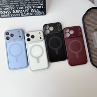 Coque de téléphone de luxe magnétique mate antichoc pour iPhone 18 Pro Max, compatible avec iPhone 18, 17, 16, 15, 14, 13 Pro Max