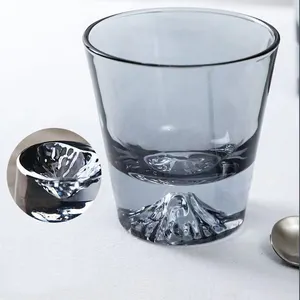 שקוף זכוכית קפה כוס יפני הר פוג 'י זכוכית כוס שתיית זכוכית ויסקי כוסות למשקאות