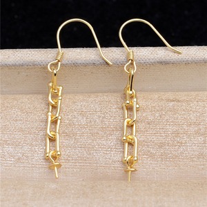 Aretes Colgantes de Plata S925 con Diseño de Girasol y Yurta Mongol, Accesorio para Manualidades, 10-12 mm, JG5489 - Product Image 2