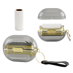 Brosse anti-peluches portable mini de voyage double face pour poils d'animaux, réutilisable pour meubles, canapés et tapis - Product Image 2