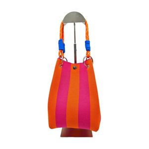 Nouveau design – Sac à main tricoté pour femme, sac tendance personnalisé, grande capacité, sac seau réutilisable avec logos - Product Image 5