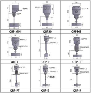 สวิตช์วัดระดับแบบใบพัดหมุนสำหรับวัสดุแบบเม็ด ผง หรือของแข็ง เช่น ข้าวโพด  พร้อมเซ็นเซอร์ใบพัดหมุน - Product Image 3