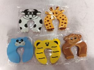 फोम दरवाजा Stoppers/दरवाजा उंगली गार्ड UW-A006 आकार ईवा सुरक्षा प्यारा जानवर बच्चे बच्चे को शिशु देखभाल रंगीन पारिस्थितिकी के अनुकूल - Product Image 5