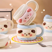Mug en céramique écologique au design unique, compatible micro-ondes et lave-vaisselle, durable, pour café et lait, idéal pour la maison et les cafés.