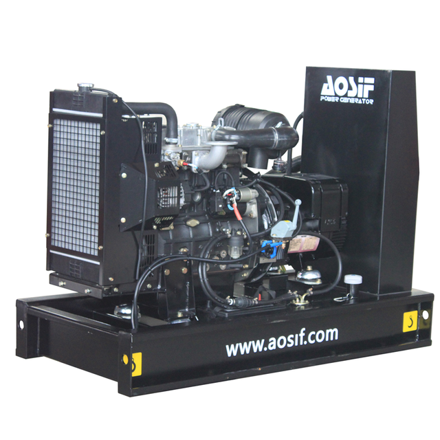 Aosif 12kw 15kVA Silent Open Electric Power diesel Generator 15 Kva 3 Phase Generator