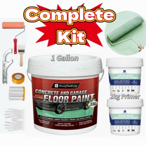 Peinture de fondation légère <span class=keywords><strong>Gyan</strong></span> à base d'eau, 1 gallon et 2 kg, peinture de sol premium, revêtement imperméable, résistant à l'usure et antidérapant, 30-40 ㎡ - Product Image 1