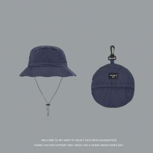 Sombrero de Pescador Reversible Impermeable para Verano con Bolsillo, Sombrero de Pescador Plegable al por Mayor con Cordón - Product Image 5