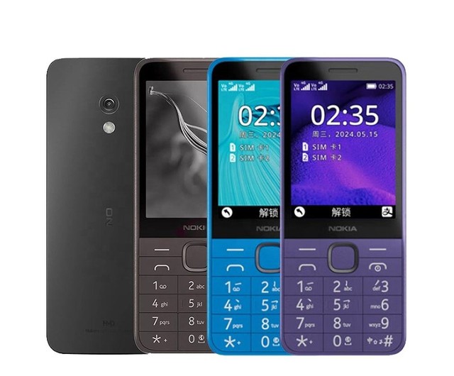 Second-hand for 235 4G (2024 Version) Keypad Phone Dual SIM 2.8" LCD Display 2MP Camera Spanish/German Language Support