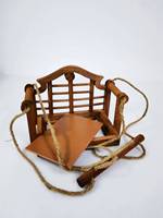 Offre Spéciale pas cher Chaise balançoire en bois d'extérieur Mangeoire à oiseaux pour décoration de jardin Grande réduction pour Super Sepetember expédition rapide