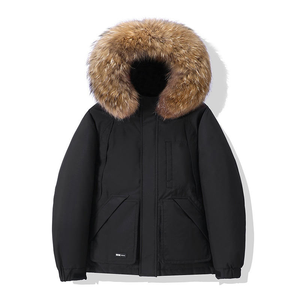 Veste d'hiver chaude verte pour hommes Vêtements d'extérieur par temps froid - Product Image 3