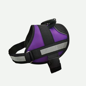 Harnais Réfléchissant Réglable pour Animaux de Compagnie en Tissu Oxford Rouge Style Selle Gilet pour Chien - Product Image 4