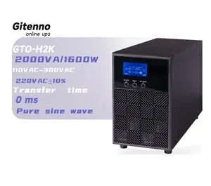 High Frequency Online Uninterruptible Power Supply 1600w 2kva Ups For Energy Saving