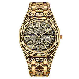 explosions foreign trade new fashion men's watches men's watches classic watches carved fashion antique watches - Product Image 1