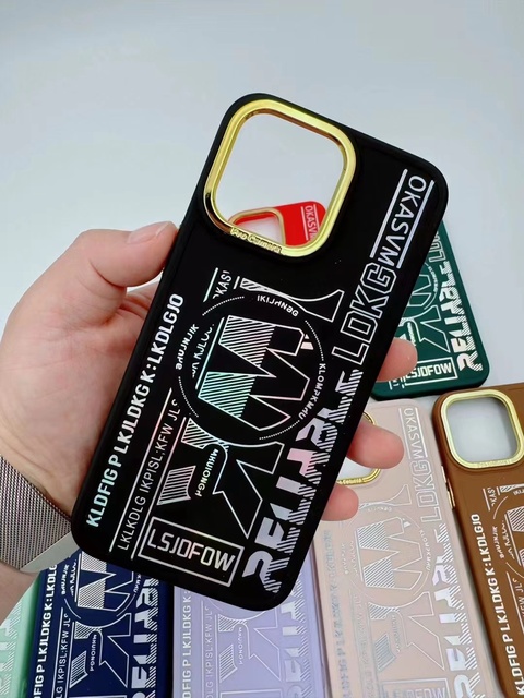 Hot Sale Gold Stamping Case for Tecno SPARK10C Mobile Phone case Shockproof Back Cover for SPARK10