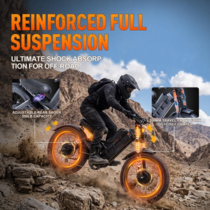 จักรยานไฟฟ้า eAhora 2026 Romeo Pro 3 มอเตอร์คู่ ระยะทางไกล ยางใหญ่ ระบบกันสะเทือนเต็มรูปแบบ จักรยานเสือภูเขาไฟฟ้า สำหรับผู้ใหญ่ - Product Image 5
