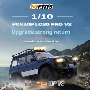 <span class=keywords><strong>FMS</strong></span> 1/10 FMS11061RSBU-PRO V2 Land Cruiser LC80 PRO RS Auto RC Brushless FCX10 2.4Ghz con Assale a Portale e Due Velocità - Product Image 2