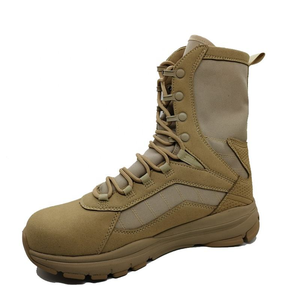 Botas Tácticas Marrones SFB56 722 para Hombre, Botas de Combate Color Bronceado, Antideslizantes, de Seguridad, para Trabajo, Caza, Impermeables - Product Image 1