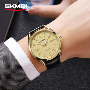 Reloj de Cuarzo SKMEI Modelo 2490, Diseño Clásico de Lujo, Resistente al Agua 3 ATM, Correa de Cuero de 22 mm, Estilo Antiguo para Hombres de Negocios, Hecho en China - Product Image 6