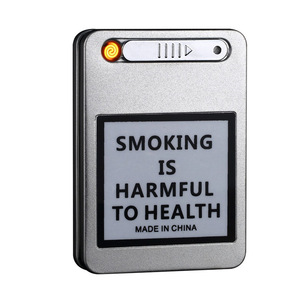 Boîte à cigarettes personnalisée en métal la plus vendue avec pochette à tabac et briquet rechargeable, coffret cadeau écologique - Product Image 6