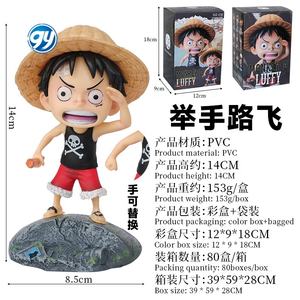 Statua Modello di Kid Luffy Sdraiato con Occhi a Stella e Faccia Arrabbiata in Un Unico Pezzo - Product Image 3