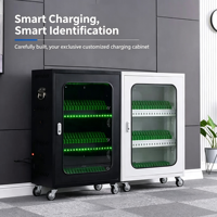 Armoire de recharge centralisée pour tablettes avec ports USB, casier de rangement pour salles de classe pour iPad, téléphones portables et tablettes