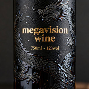 Étiquettes de vin personnalisées de qualité supérieure, estampage à chaud dorée, étiquettes d'emballage, logo en relief de luxe, autocollants, étiquette d'alcool pour les étiquettes de bouteilles de whisky - Product Image 4