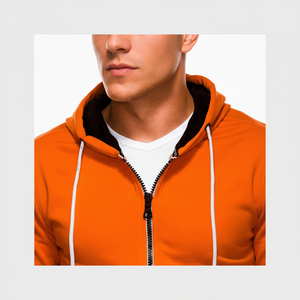 Sudadera con capucha de lana y cremallera de algodón para hombre de último diseño fabricada en Pakistán, producto al por mayor a precio barato, servicio OEM - Product Image 1