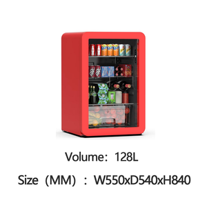 Refrigerador <span class=keywords><strong>Vintage</strong></span> de Fábrica con Diseño Personalizado, Mini Refrigerador Eléctrico/a Gas, Portátil, de Plástico, para Hogar, Auto, Hotel - Product Image 2