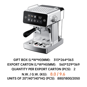 Máquina de Café Espresso Profesional con Pantalla Táctil a Todo Color, Máquina de Café con Pantalla Táctil - Product Image 6