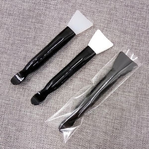 Bột ban đầu mặt nạ trộn công cụ hai mặt Mặt nạ bàn chải với Đo muỗng xử lý kết thúc Silicone đất sét Mặt nạ bàn chải - Product Image 4