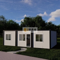 Maison conteneur préfabriquée isolée, résistante aux intempéries, en kit, pour entrepôt temporaire de chantier