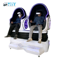 Chaise de cinéma VR YHY Factory Shopping Mall à deux places, simulateur de réalité virtuelle 4D 8D 9D, œuf VR