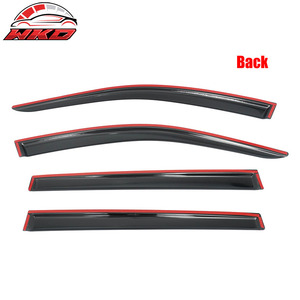 Viseras para ventanas Subaru Ascent 19-26, 4 piezas, acrílico ahumado, deflectores de lluvia y viento - Product Image 5