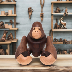 Small Creative Wooden Tumbler Ornaments Wood Crafts Wooden Boxes & Wall Signs Decorations