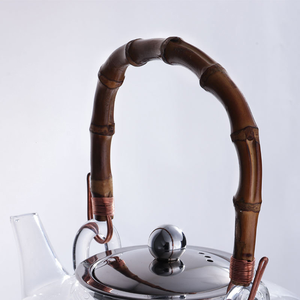 Jarra de vidro transparente maior, suco de água fria, jarra de vidro, conjuntos de copos com tampas de aço - Product Image 5