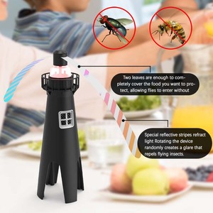 Ventilateurs <span class=keywords><strong>anti</strong></span>-mouches portables pour tables, alimentés par piles, pour pique-niques, restaurants et camping - Product Image 6