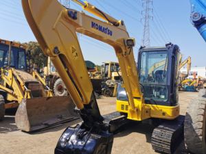 Japan <b>Used</b> 2017 Model Mini Hydraulic Excavator Komatsu PC55 with Engine & Pump Tested & Inspected for Sale - Product Image 3