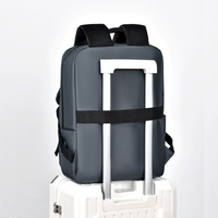 Sac à dos pour ordinateur portable intelligent, imperméable, antivol, en polyester Oxford, avec doublure USB, pour extérieur, unisexe, sac à bandoulière pour ordinateur portable, grand format