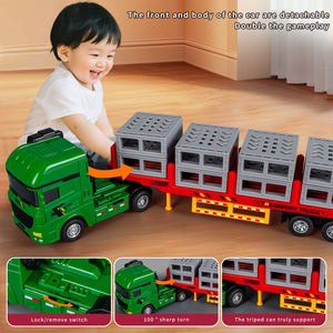 Camión <span class=keywords><strong>de</strong></span> Transporte <span class=keywords><strong>de</strong></span> Gran Tamaño, Sin Necesidad <span class=keywords><strong>de</strong></span> Baterías, Divertido Juego <span class=keywords><strong>de</strong></span> Imitación <span class=keywords><strong>de</strong></span> Cocina, Verduras, Bebidas, Frutas, Juguete <span class=keywords><strong>de</strong></span> Transporte <span class=keywords><strong>de</strong></span> <span class=keywords><strong>Carga</strong></span> para Niños y Niñas - Product Image 3