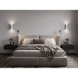Custer Floating Nightstands Set Of 2 <b>Dark</b> Brown Wall Mounted <b>Bedside</b> <b>Tables</b> For Bedroom - Product Image 4