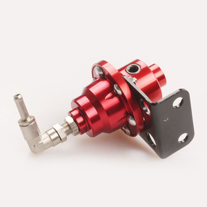 Régulateur de pression de carburant 100 mm en aluminium rouge avec jauge pour mise à niveau du turbo de voiture - Product Image 2