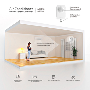 Rayzeek RZ050 PIR Motion Sensor with <b>Time</b> Delay Options (15min/30min/1h/2h) for Hotel Window Air Conditioners - Product Image 4