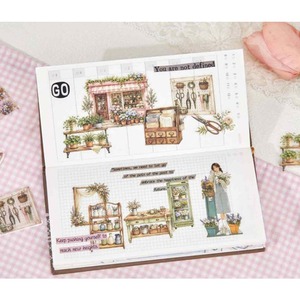 30 Aufkleber pro Packung Yu Si Shi Xu Serie Handgemalte Aquarell-Dekorationen für DIY-Journaling und Hintergründe - Product Image 5