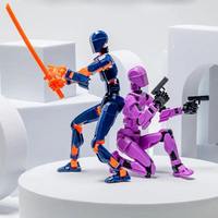 Modelo de Robot Multiarticulado T13, Figura de Acción Totalmente Articulada Impresa en 3D, Juguete para Niños y Adultos