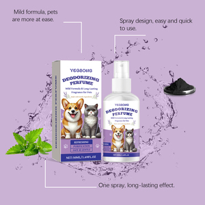 Yeni Gelen Doğal Evcil Hayvan Kokusu Spreyi Köpekler ve Kediler İçin Bitki Bazlı Oda ve Evcil Hayvan Tüyü Ferahlatıcısı 50ml Güvenli ve Tahriş Etmeyen - Product Image 6
