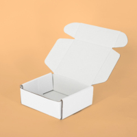 Boîte d'expédition personnalisée à fond auto-verrouillant en papier kraft, boîte d'expédition avion avec couvercle intérieur entièrement imprimé, matériaux recyclés, pour e-commerce et cadeaux