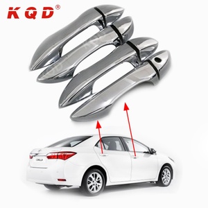Body Kits Door Handle Inserts Car Chrome Handle <b>Cover</b> for toyota corolla 2014 - Product Image 2