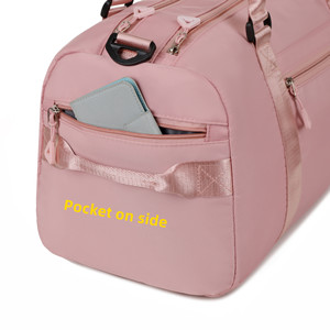 Custom Dry Wet Sport Duffel <b>Holdall</b> Training Yoga Travel <b>Overnight</b> Weekend Shoulder Tote Gym Bag with Shoes Compartment - Product Image 6